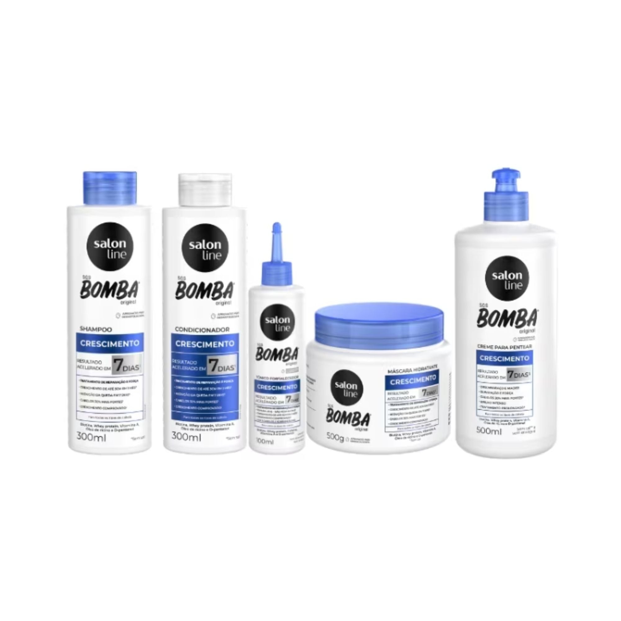 Salon Line Kit Crescimento Capilar S.O.S. Bomba Original